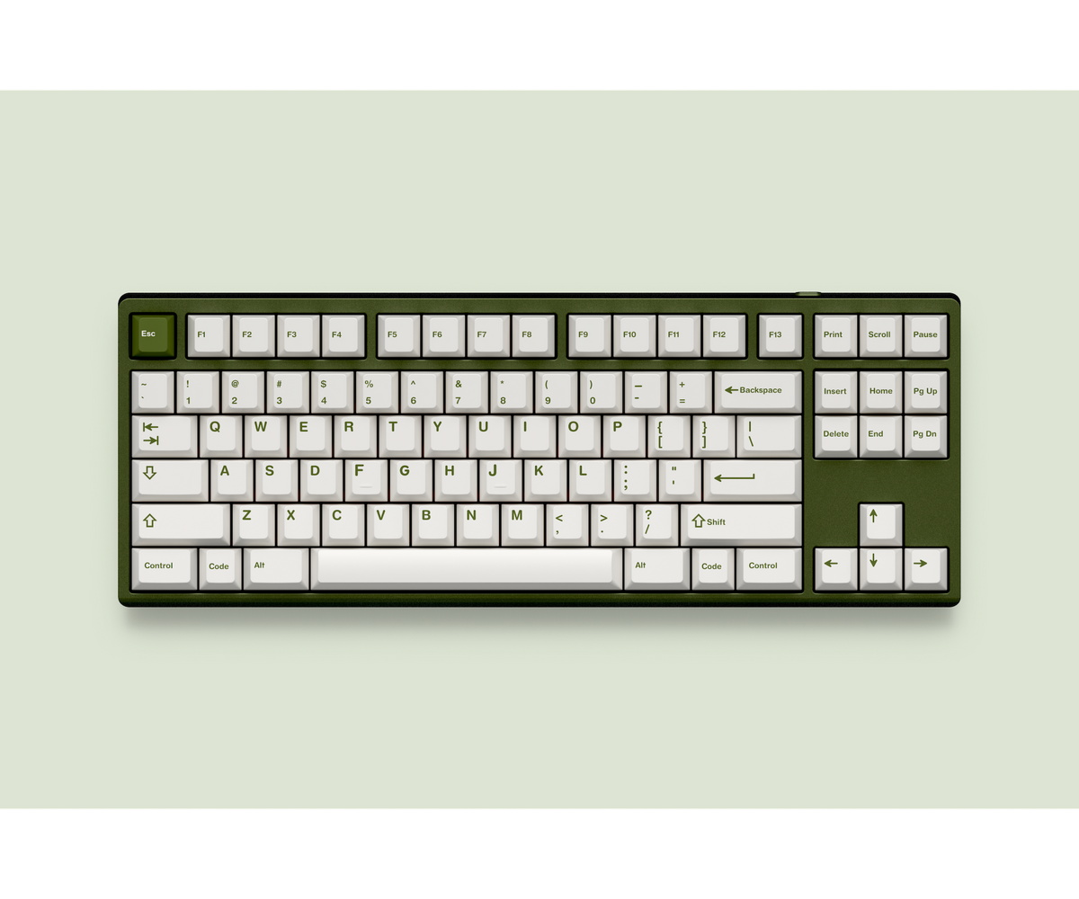 [B-Stock] Kage TKL - Monokei x Hand Engineering Olive Green (WKL) / Solder / No