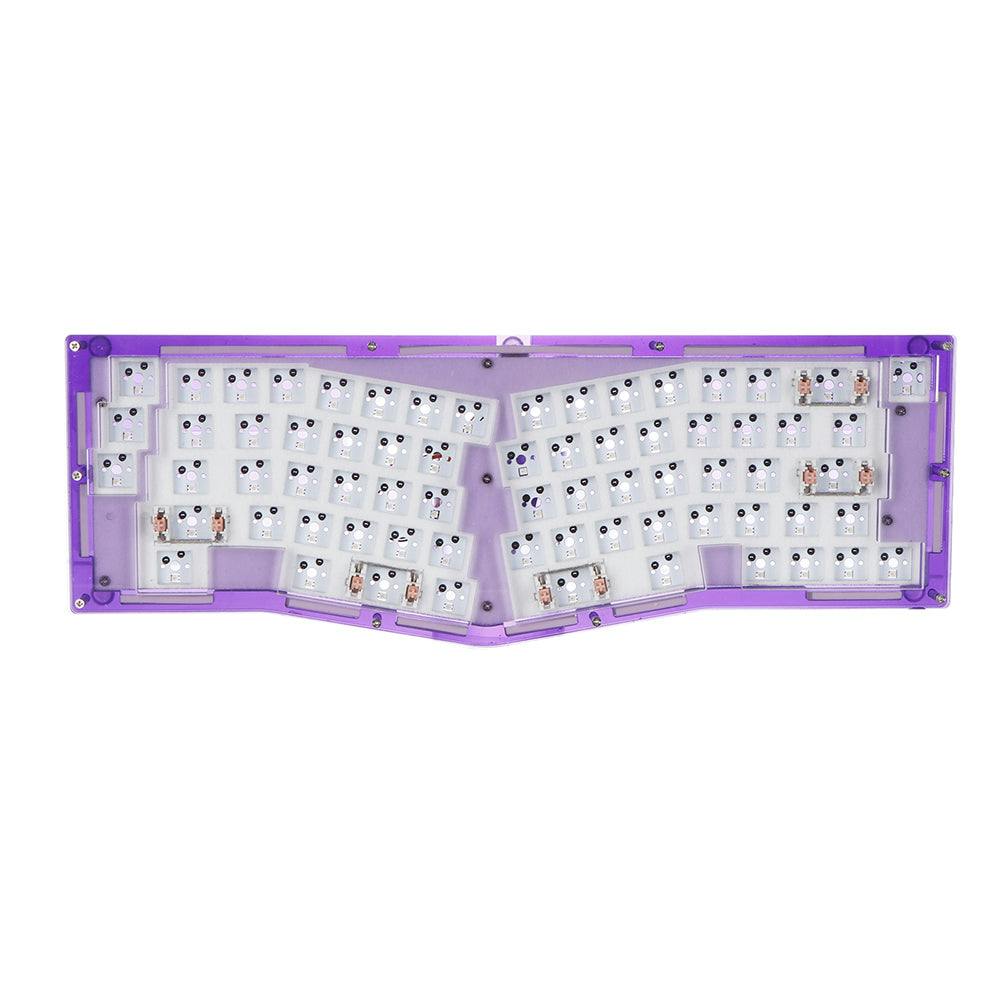 Epomaker Alice QMK/VIA DIY Kit Glass Purple