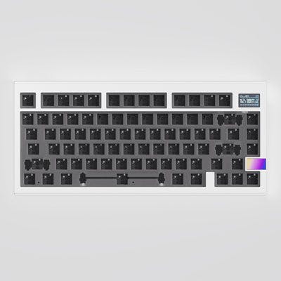 Fancy V81 Plus Aluminium Alloy Keyboard Kit White / Only Keyboard Kit